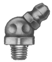 1/4 Inch (in) - 28 Taper Thread 45 Degree Angle Fitting